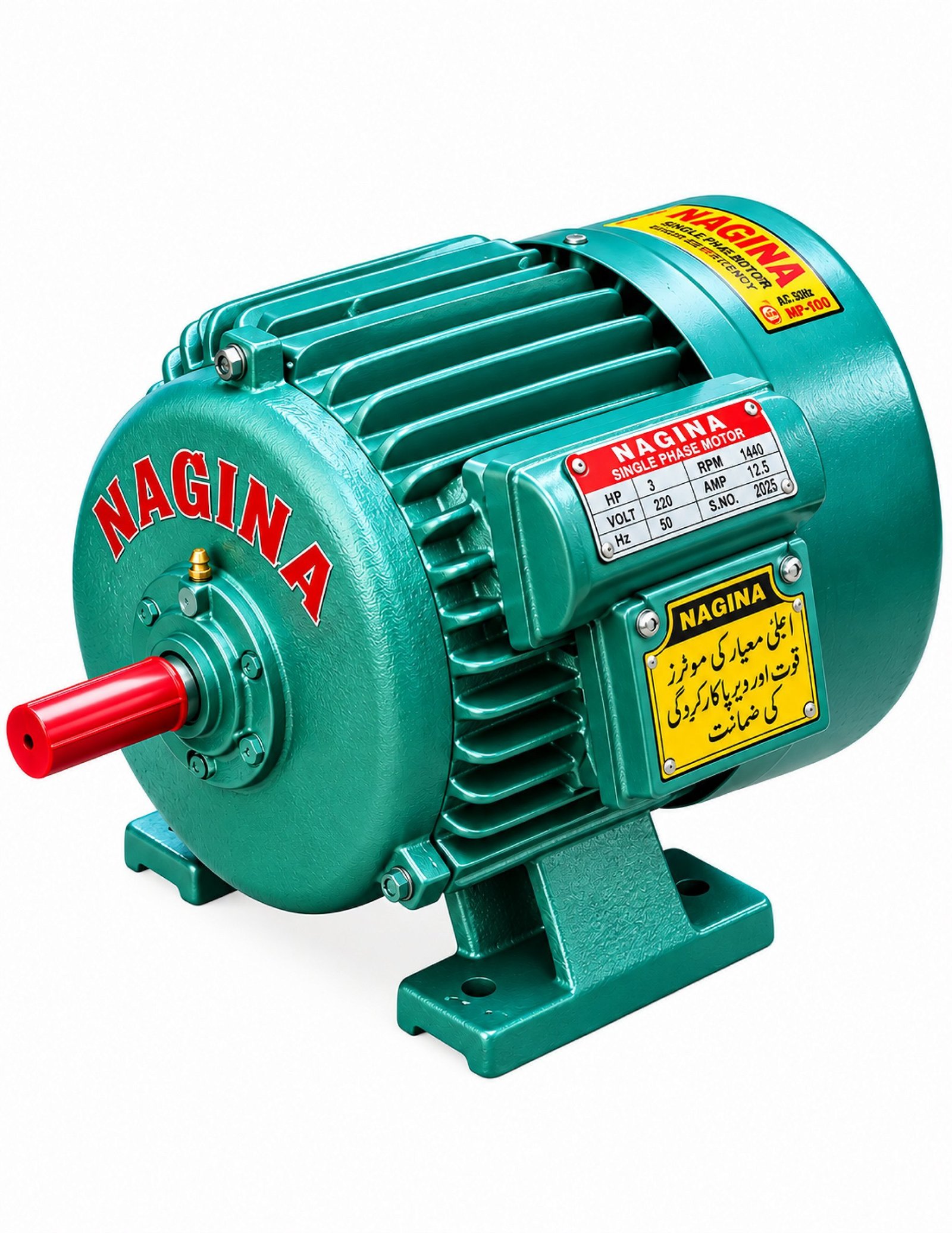 NAGINA ELECTRIC MOTOR SINGLE PHASE HP 1½ NEM_02